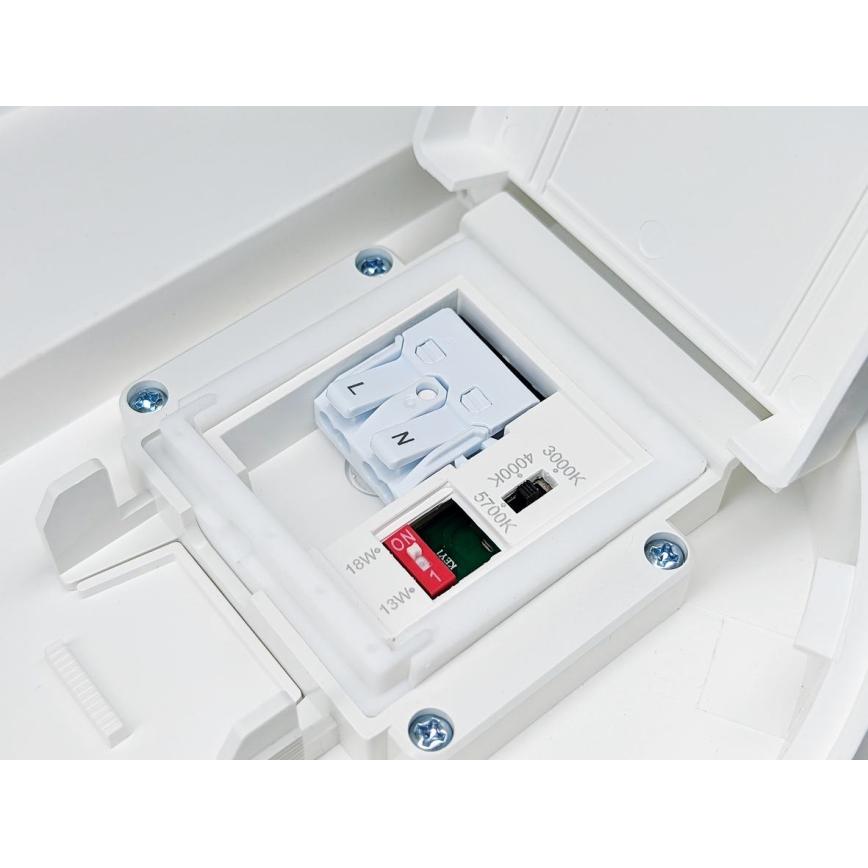 LED dimmbares Badezimmer-Deckenleuchte VARIO LUMO LED/13/18W/230V 3000/4000/5700K Ø 36 cm IP44 weiß