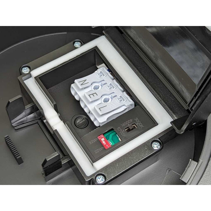 LED dimmbares Badezimmer-Deckenleuchte VARIO LUMO LED/22/32W/230V 3000/4000/5700K Ø 41 cm IP44 schwarz