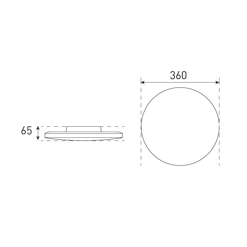 LED dimmbares Badezimmer-Deckenleuchte VARIO NOVA LED/13/18W/230V 3000/4000/5700K Ø 36 cm IP44 weiß