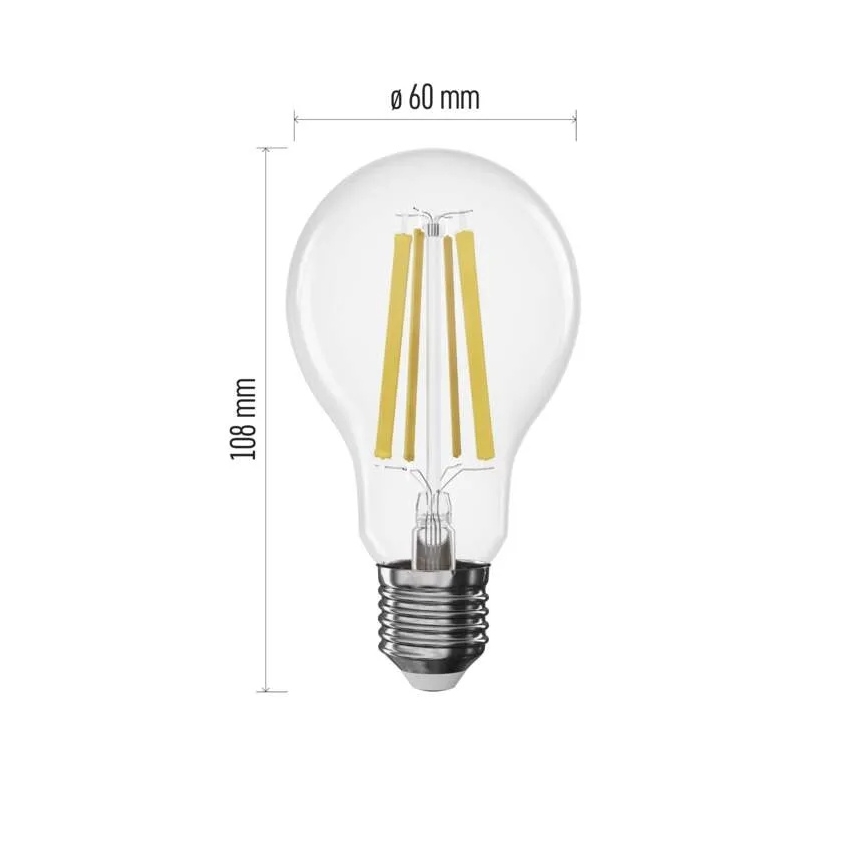 LED-dimmbares Filament-Leuchtmittel A60 E27/11W/230V 4000K