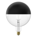 LED dimmbares Leuchtmittel mit Kappe FILAMENT G200 E27/6W/230V 1800K Schwarz CRI 90