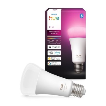 LED-dimmbares Leuchtmittel Philips Hue WHITE AND COLOR AMBIANCE E27/11,8W/230V 1000-20000K