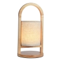 LED Dimmbares, wiederaufladbares Touch-Tischlicht LED/1,5W/5V 3000K 1800 mAh Beige