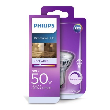LED-Dimmbirne Philips GU10/5W/230V 4000K CRI90