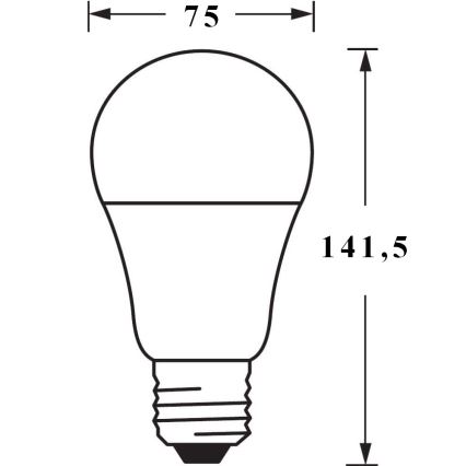 LED-Dimmbirne SMART+ E27/14W/230V 2.700K Wi-Fi - Ledvance