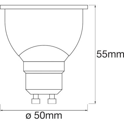 LED-Dimmbirne SMART+ GU10/5W/230V 2.700K-6.500K Wi-Fi - Ledvance