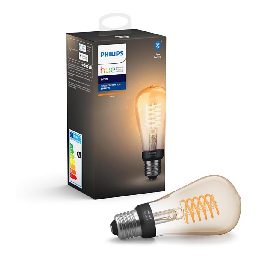 LED-Dimmer-Glühbirne Philips Hue WHITE FILAMENT ST64 E27/7W/230V 2100K