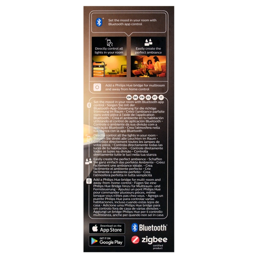 LED-Dimmer-Glühlampe Philips Hue WHITE AMBIANCE 1xGU10/4,3W/230V 2200-6500K