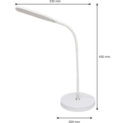 LED-Dimmleuchte 3in1 LED/10W/230V 3000/4000/6000K CRI 90 Weiß