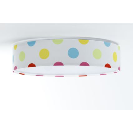 LED Dimmbares Kinder-Deckenleuchte SMART GALAXY KIDS LED/24W/230V 3000-6500K bunte Punkte + Fernbedienung