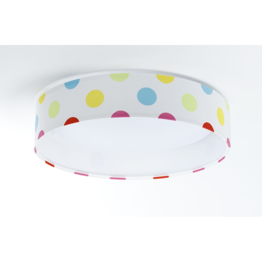 LED Dimmbares Kinder-Deckenleuchte SMART GALAXY KIDS LED/24W/230V 3000-6500K bunte Punkte + Fernbedienung