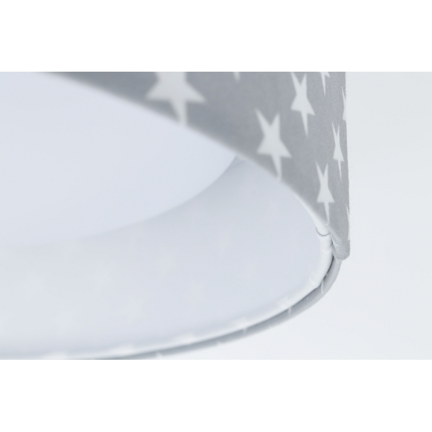 LED Dimmbares Kinder-Deckenleuchte SMART GALAXY KIDS LED/24W/230V 3000-6500K Sternenmuster grau/weiß + Fernbedienung
