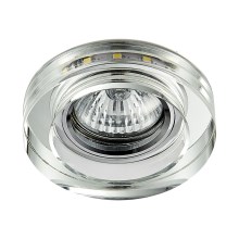 LED Einbaubeleuchtung ELEGANT DOUBLE LIGHT GU10/50W+LED/3W rund