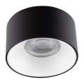 LED Einbaulampe MINI RITI 1xGU10/25W/230V schwarz/weiß