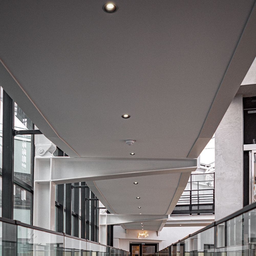 LED Einbauleuchte LED/18W/230V 3000/4000/6400K Ø 10,6 cm schwarz