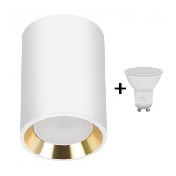 LED Einbauleuchte CHLOE 1xGU10/6W/230V rund weiß/gold