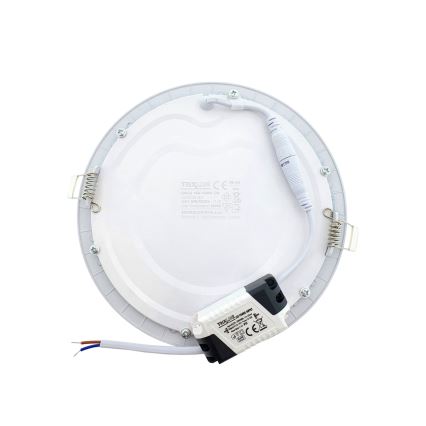 LED-Einbauleuchte CIRCLE LED/15W/230V 6500K d 18,8 cm weiß