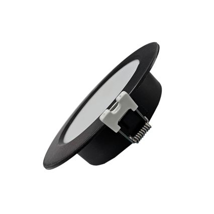 LED-Einbauleuchte CIRCLE LED/6W/230V 4000K d 12 cm schwarz