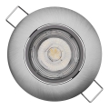 LED-Einbauleuchte EXCLUSIVE LED/5W/230V 4000 K silber