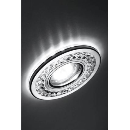 LED-Einbauleuchte EYE 1xGU10/50W + LED/3W/230V