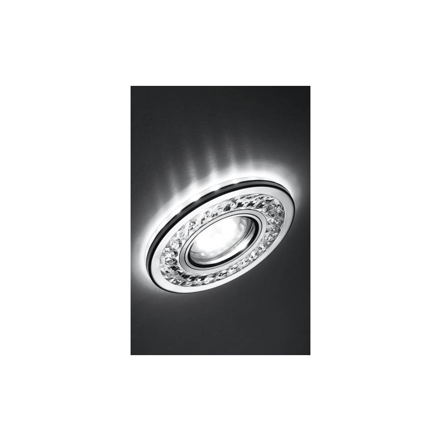 LED-Einbauleuchte EYE 1xGU10/50W + LED/3W/230V