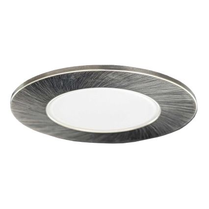 LED-Einbauleuchte für Badezimmer BONO LED/5W/230V 4000K IP65 glänzendes Chrom