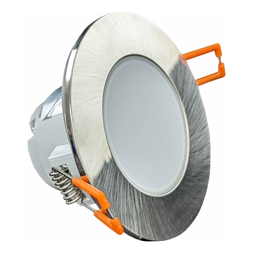 LED-Einbauleuchte für Badezimmer BONO LED/5W/230V 4000K IP65 glänzendes Chrom