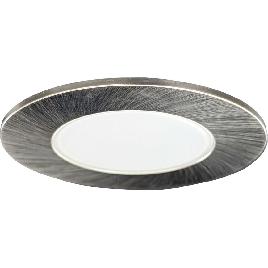 LED-Einbauleuchte für Badezimmer BONO LED/8W/230V 3000K IP65 glänzendes Chrom