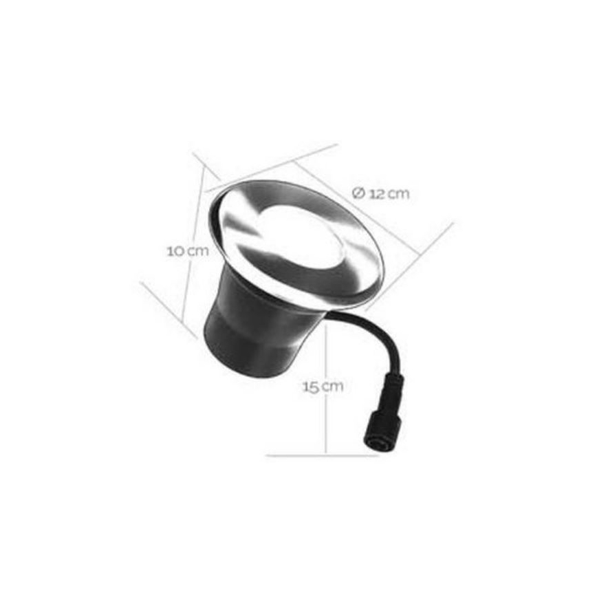 LED-Einbauleuchte für den Außenbereich EASY CONNECT 1xGU10/4W/230V 3000K IP65 rund