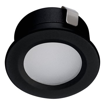 LED-Einbauleuchte für den Outdoor-Bereich IMBER LED/1W/12V 4000K d 3 cm 30 lm IP65 schwarz
