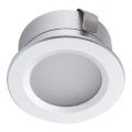 LED-Einbauleuchte für den Outdoor-Bereich IMBER LED/1W/12V 4000K d 3 cm 40 lm IP65 silbern