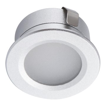 LED-Einbauleuchte für den Outdoor-Bereich IMBER LED/1W/12V 4000K d 3 cm 40 lm IP65 silbern