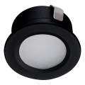 LED-Einbauleuchte für den Outdoor-Bereich IMBER LED/1W/12V 6500K d 3 cm 30 lm IP65 schwarz