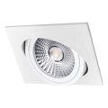 LED-Einbauleuchte LED/18W/230V 3000K 11,5x11,5 cm weiß