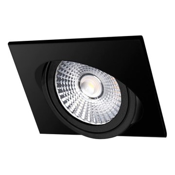 LED-Einbauleuchte LED/18W/230V 4000K 11,5x11,5 cm schwarz