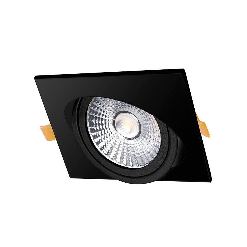 LED-Einbauleuchte LED/18W/230V 4000K 11,5x11,5 cm schwarz