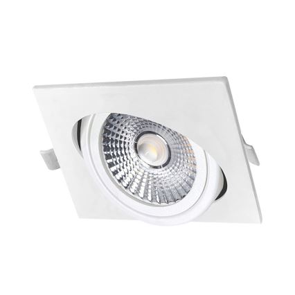 LED-Einbauleuchte LED/18W/230V 4000K 11,5x11,5 cm weiß
