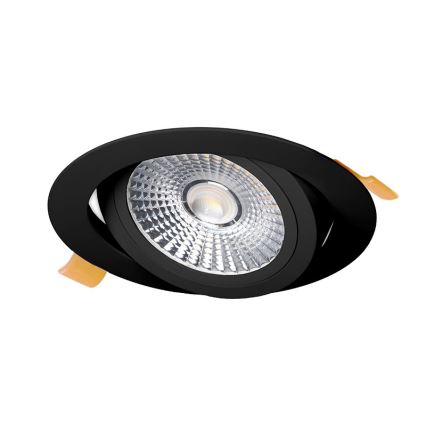 LED-Einbauleuchte LED/18W/230V 4000K d 11,5 cm schwarz