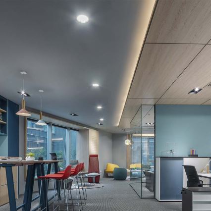 LED-Einbauleuchte LED/24W/230V d 29,6 cm 6500K weiß