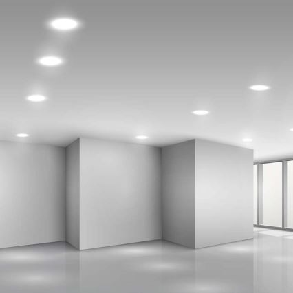 LED-Einbauleuchte LED/3W/230V d 9,5 cm 6500K weiß