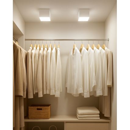 LED-Einbauleuchte LED/5W/230V 3000/4000/6400K 7,5x7,5 cm weiß