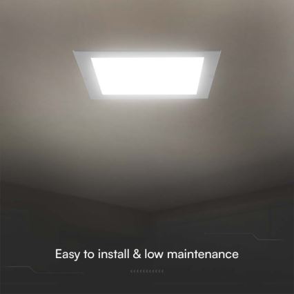 LED-Einbauleuchte LED/6W/230V 12x12 cm 3000K weiß