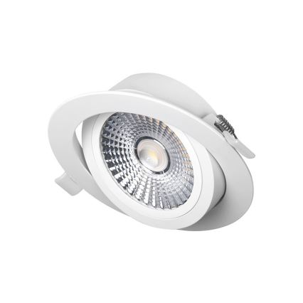 LED-Einbauleuchte LED/6W/230V 4000K d 8,5 cm weiß