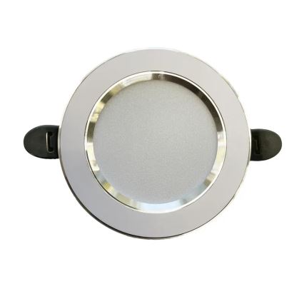 LED-Einbauleuchte LED/7,5W/230V 4000K weiß/silbern