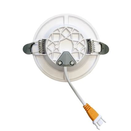 LED-Einbauleuchte LED/7,5W/230V 4000K weiß/silbern