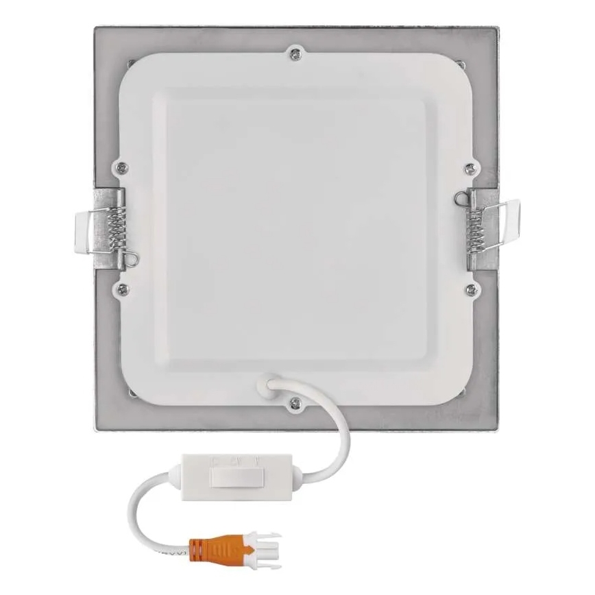 LED-Einbauleuchte NEXXO LED/12,5W/230V 3000/3500/4000K silber 17x17 cm