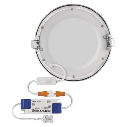 LED-Einbauleuchte NEXXO LED/12,5W/230V 3000/3500/4000K, silber, Ø 17 cm