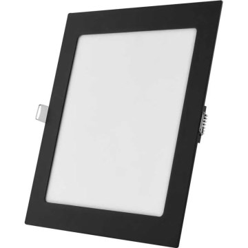 LED-Einbauleuchte NEXXO LED/18W/230V 3000/3500/4000K, schwarz, 22,5 x 22,5 cm