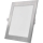 LED-Einbauleuchte NEXXO LED/18W/230V 3000/3500/4000K silber 22,5x22,5 cm