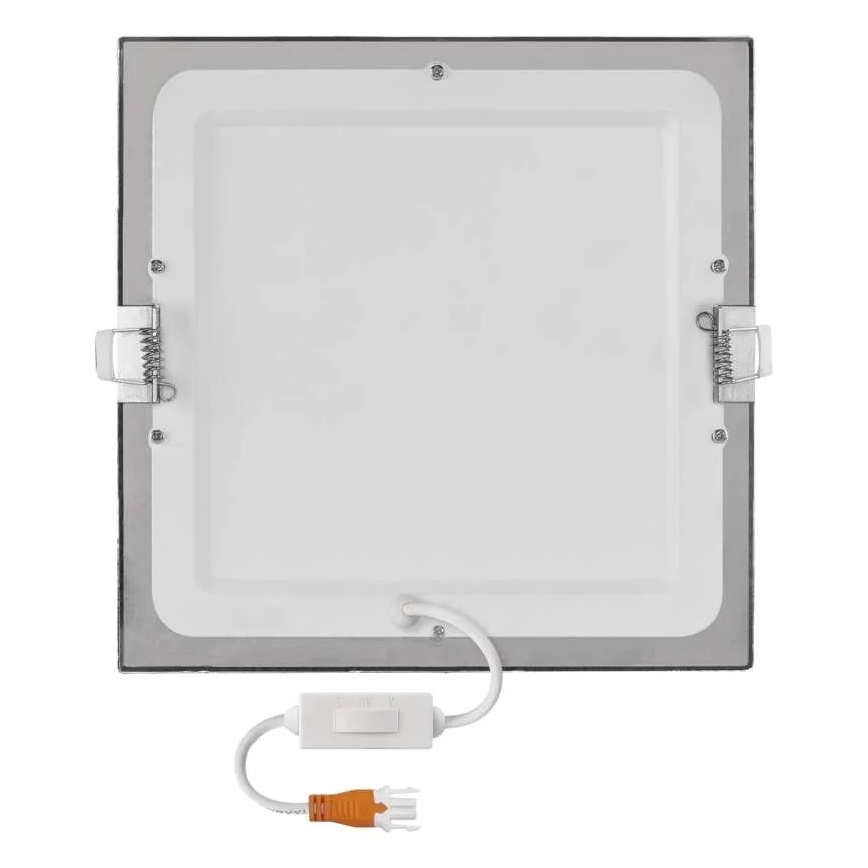 LED-Einbauleuchte NEXXO LED/18W/230V 3000/3500/4000K silber 22,5x22,5 cm
